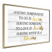 Wall Poster Homemade Sentence - Inscription With Golden Words on the Background of White Boards 145299 additionalThumb 8