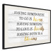 Wall Poster Homemade Sentence - Inscription With Golden Words on the Background of White Boards 145299 additionalThumb 11