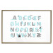 Poster English Alphabet for Children - Gray and Blue Letters with Animals 146499 additionalThumb 22