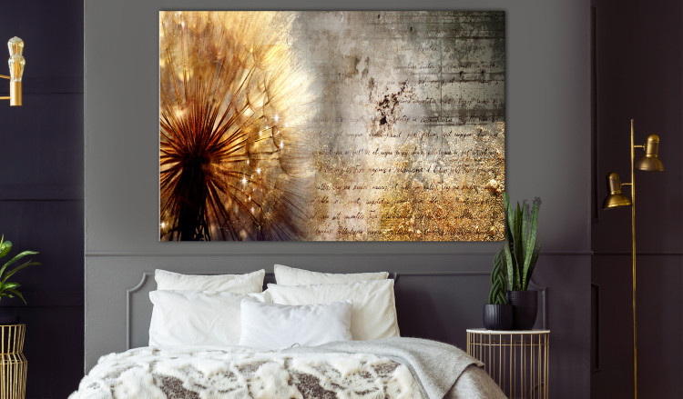Large canvas print Golden Dandelion [Large Format] 148999 additionalImage 6