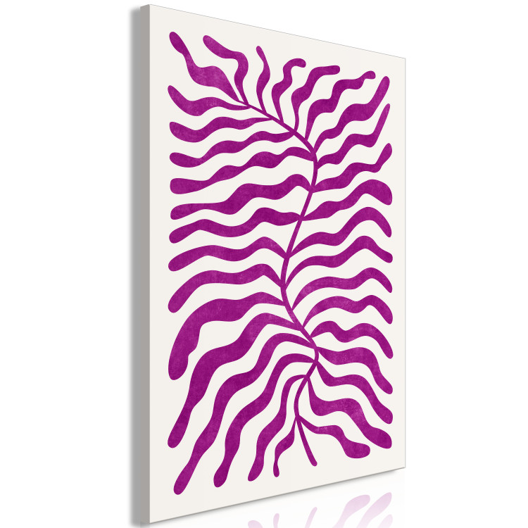 Canvas Print Geometric Abstraction (1-piece) - purple shapes and forms 149699 additionalImage 2
