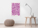 Canvas Print Geometric Abstraction (1-piece) - purple shapes and forms 149699 additionalThumb 3