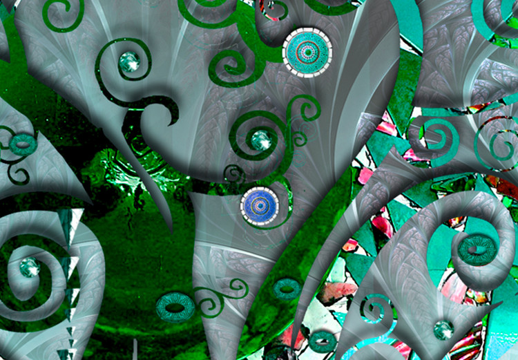 Large canvas print Emerald Magic Tree II [Large Format] 150699 additionalImage 5