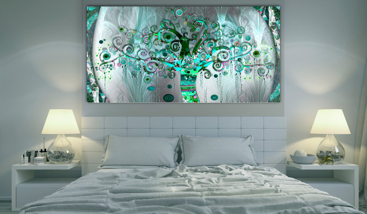 Large canvas print Emerald Magic Tree II [Large Format] 150699 additionalImage 6