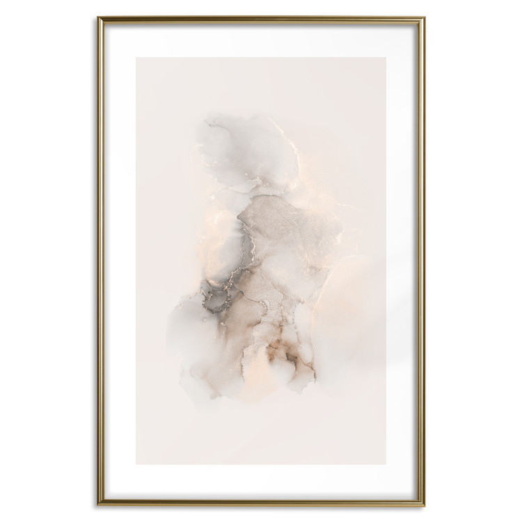 Wall Poster Powdery Impression of Stains - Golden Reflections of Abstraction on the Marble Background 151899 additionalImage 18