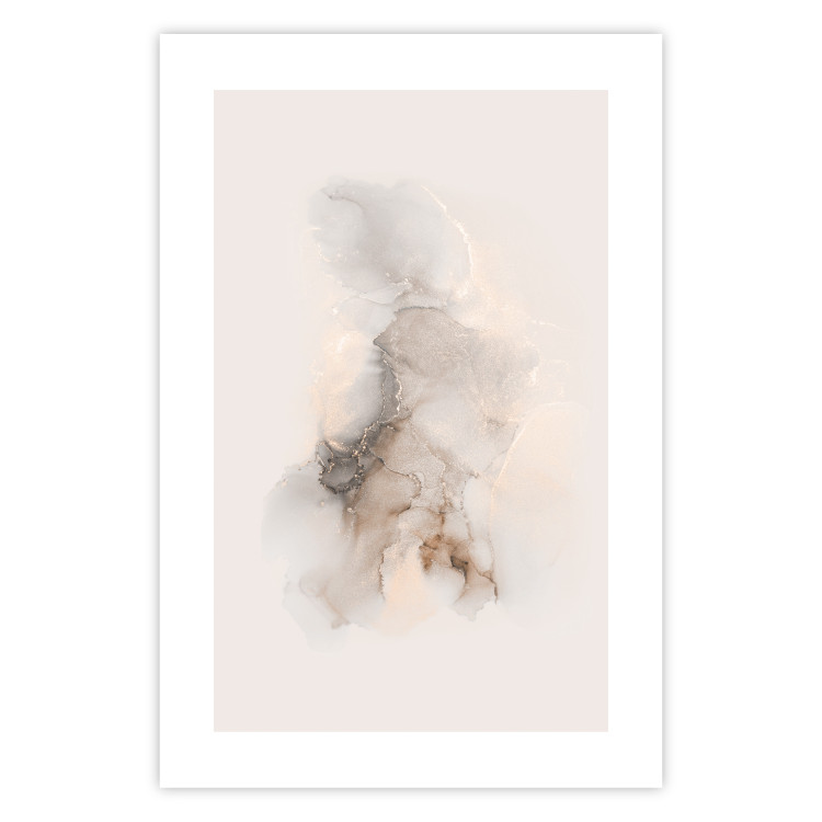 Wall Poster Powdery Impression of Stains - Golden Reflections of Abstraction on the Marble Background 151899 additionalImage 16