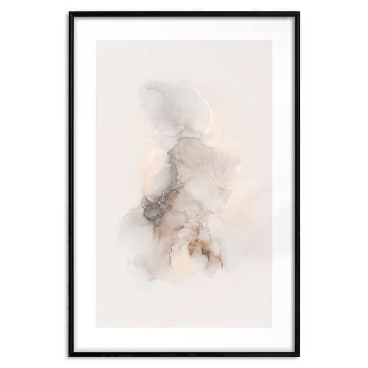 Wall Poster Powdery Impression of Stains - Golden Reflections of Abstraction on the Marble Background 151899 additionalImage 20