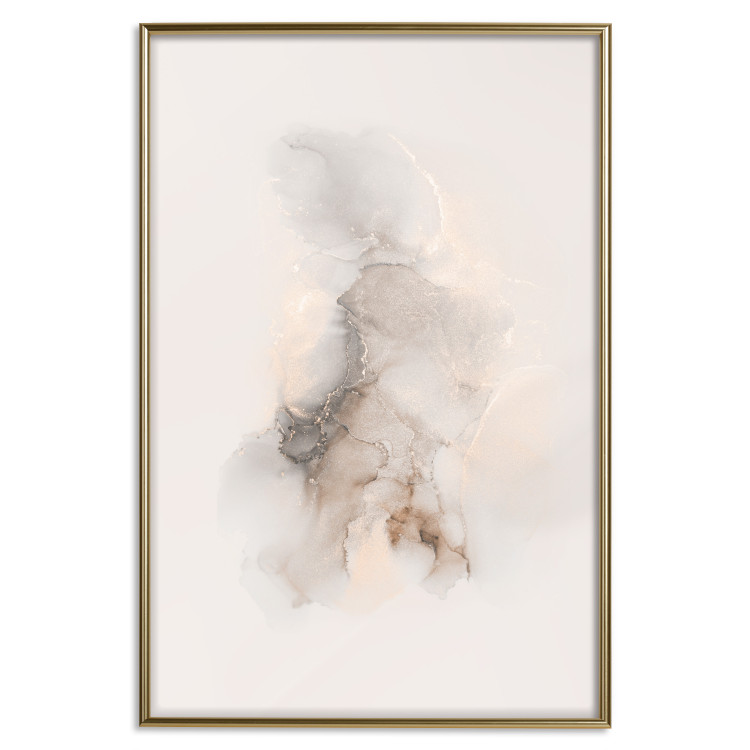Wall Poster Powdery Impression of Stains - Golden Reflections of Abstraction on the Marble Background 151899 additionalImage 12