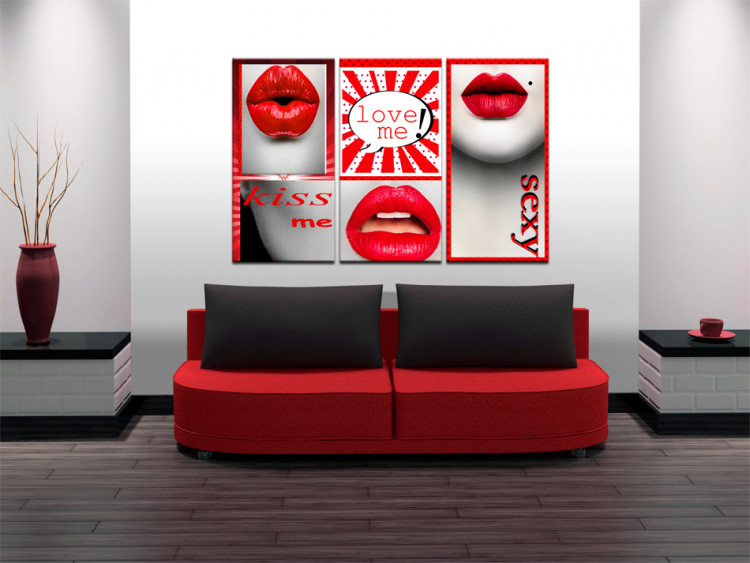 Canvas Kiss me! Love me! 55699 additionalImage 3