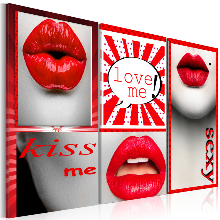 Canvas Kiss me! Love me! 55699 additionalImage 2