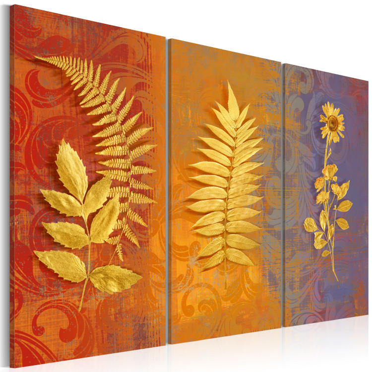 Canvas Dried flowers - triptych 58799 additionalImage 2