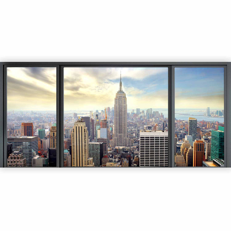 Wall Mural Sunny Day in New York - Urban Architecture with Skyscrapers 60099 additionalImage 5