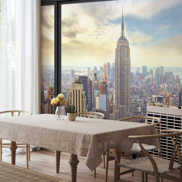 Wall Mural Sunny Day in New York - Urban Architecture with Skyscrapers 60099 additionalImage 7