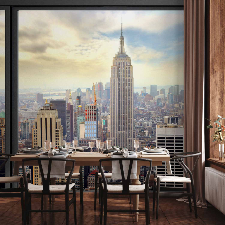 Wall Mural Sunny Day in New York - Urban Architecture with Skyscrapers 60099 additionalImage 6